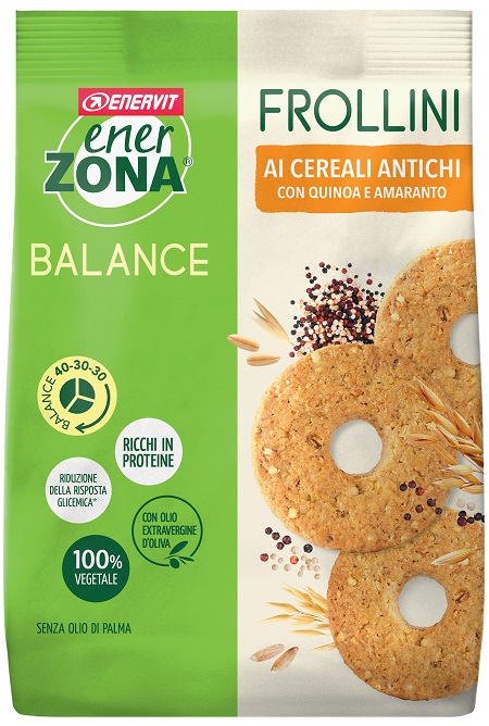 ENERZONA Frollini Vegetali Cereali Antichi 250g