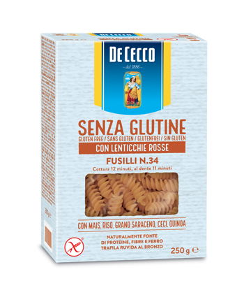 DE CECCO Fusilli/Lent.250g