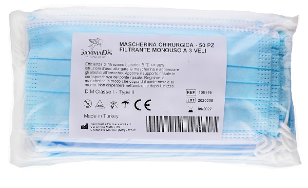 MASCHERINA CHIRURGICA 50PZ