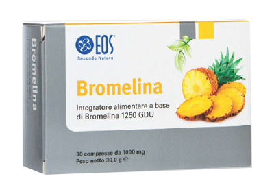 Eos Bromelina 30 compresse - Integratore per il Benessere Digestivo e Intestinale