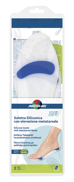 MASTER AID Soletta Silicone M 39-40 2 Pezzi