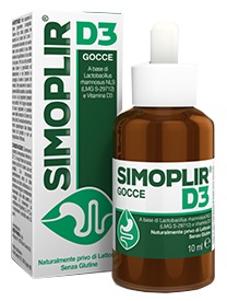 SIMOPLIR D3 Gocce 10ml - Integratore per il sistema immunitario e l'equilibrio della flora intestinale