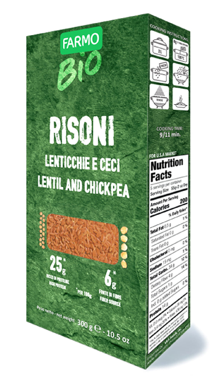 FARMO Bio Risoni Lent/Ceci