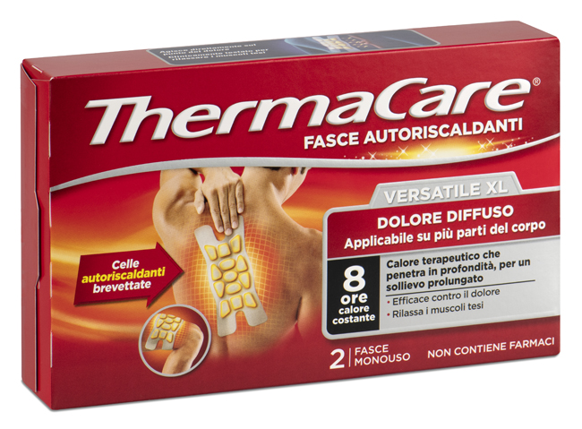 THERMACARE Versatile XL 2 Fasce autoriscaldanti