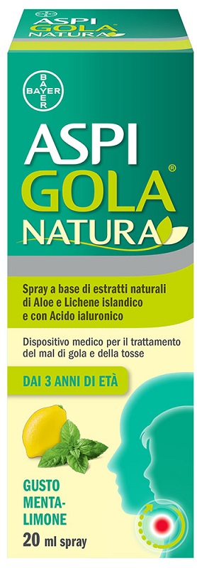 ASPI GOLA NATURA SPRAY MENTA E LIMONE