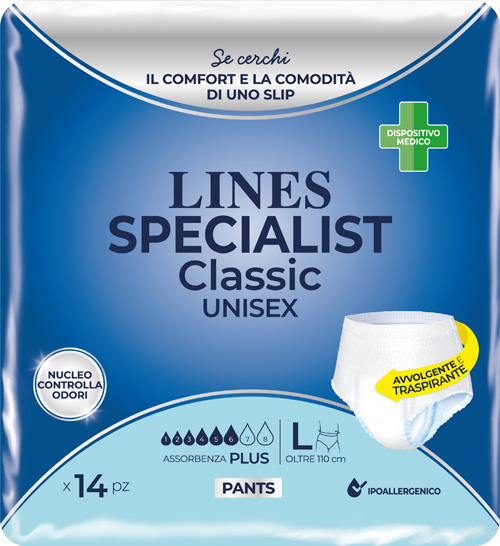 LINES CLAS PANTS PLUS L 14PZ