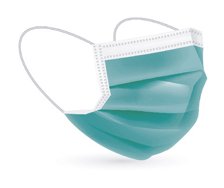 MASCHERINA CHIR II NERO RIV 10PZ