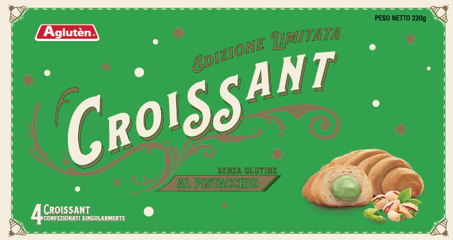 AGLUTEN Croissant Pist.220g
