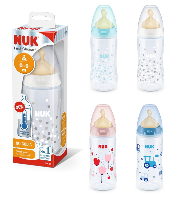 NUK BIBERON TC 300ML LATT0-6M
