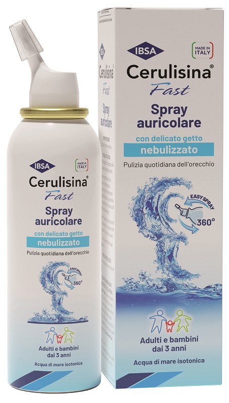 CERULISINA Fast Adulti & Bambini Spray Auricolare Detersione dell'orecchio 100ml