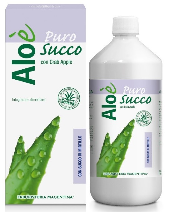 ALOE' ALOE VERA BIO CON SUCCO DI MIRTILLO 1 LITRO
