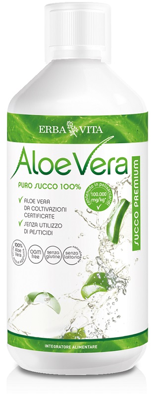 ALOE VERA Succo 100% 1 L ERBA VITA