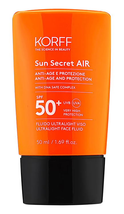 KORFF SUN SECRET AIR CREMA SOLARE VISO SPF50+ 50ML
