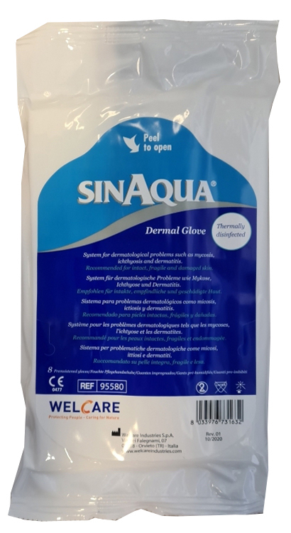 SINAQUA GLOVE BUSTA PANNI 8PZ