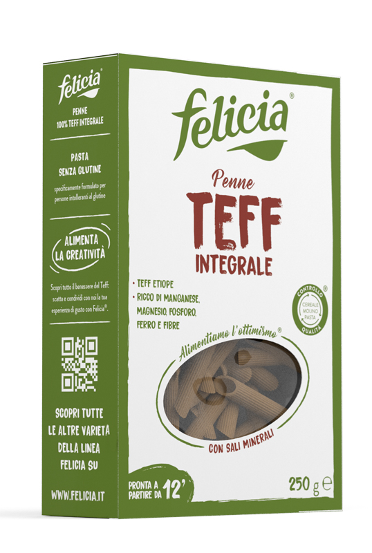 FELICIA Bio Pasta Integrale Penne Teff 250g