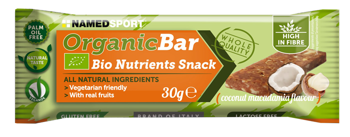 ORGANIC BAR COCONUT-MACAD 30G