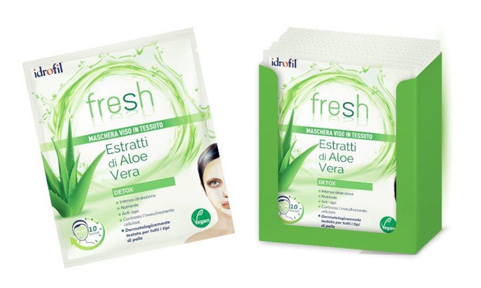 MASCHERA VISO TESSUTO FRESH