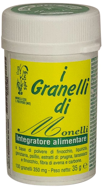 I GRANELLI DI MONELLI 100 Compresse - Integratore per la regolarità del transito intestinale e per la funzione digestiva