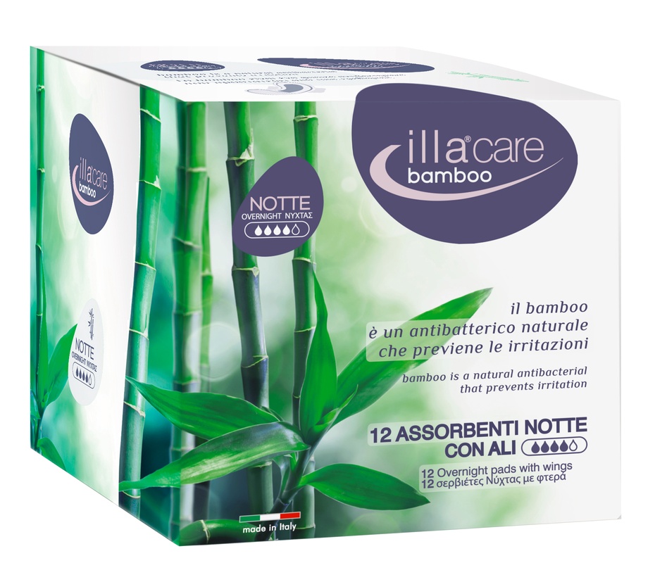 ILLA CARE BAMBOO NOTTE 12 PEZZI