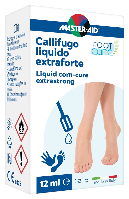 Callifugo Liquido Extraforte - Master Aid - 12 ml soluzione - Trattamento locale per calli resistenti