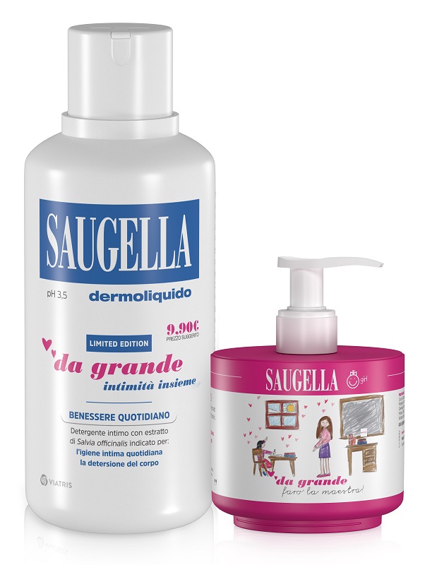 SAUGELLA DA GRANDE BUNDLE DERMOLIQUIDO 500 ML + GIRL 150 ML OMAGGIO
