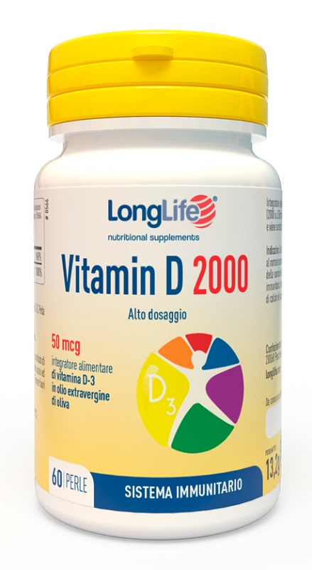 LONGLIFE VITAMINA D 2000UI 60 Perle