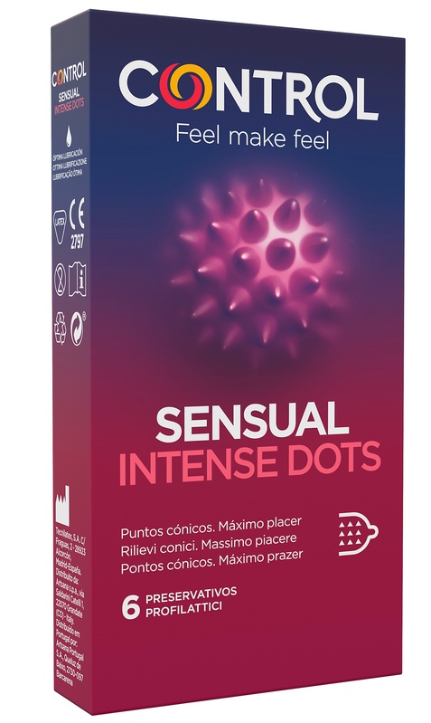 CONTROL*Sensual Inten.Dots 6pz