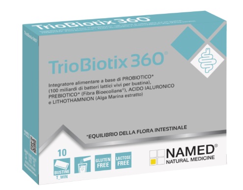 TRIOBIOTIX 360 10 Bustine - Integratore per l'equilibrio della microflora batterica intestinale