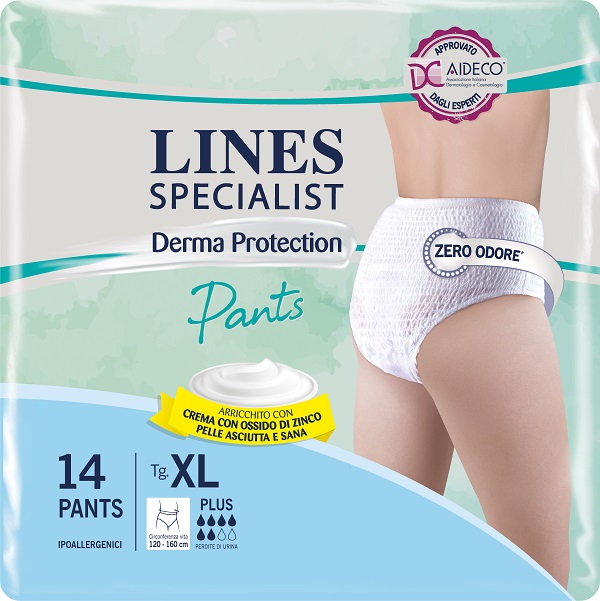 LINES SPECIALIST DERMA PROTECTION Pants Plus XL 14 Pezzi