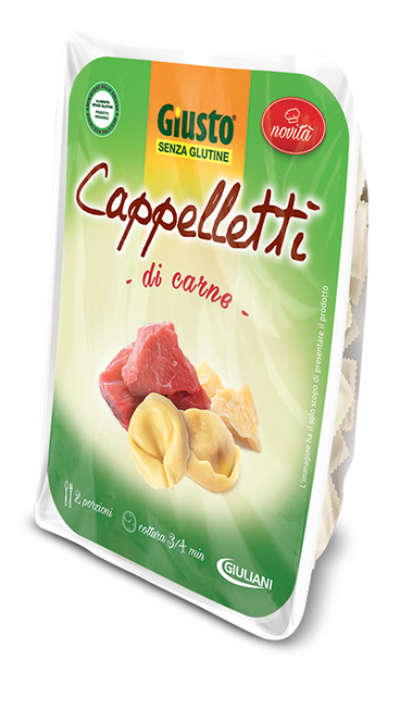 GIUSTO S/G Pasta Cappell.Carne