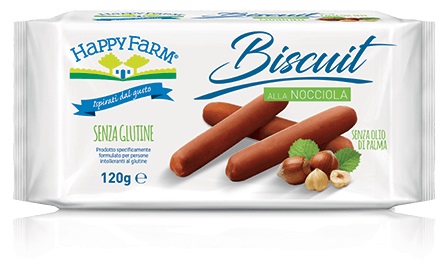 HAPPY FARM Bisc.Nocciola 120g