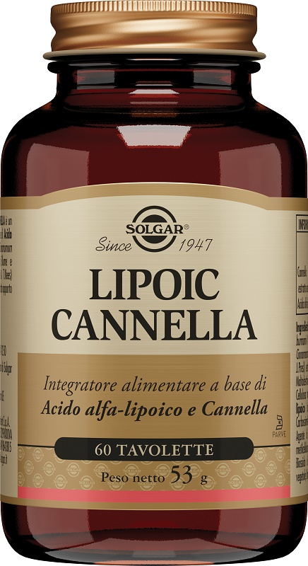 LIPOIC Cannella 60 Cps SOLGAR