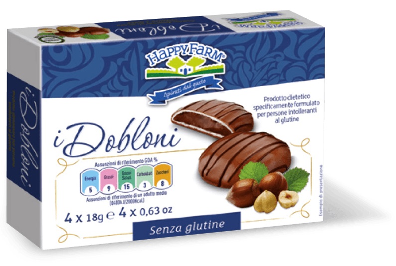 HAPPY FARM Bisc.I Dobloni 48g