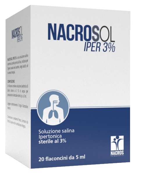 NACROSOL Iper 3% 20f.Fis.5ml