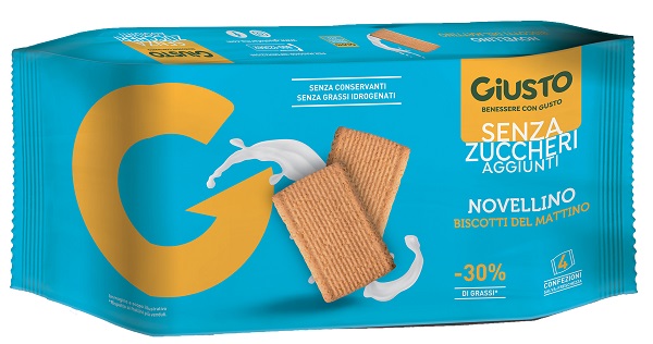 GIUSTO Senza Zucchero Biscotti Mattino 350g