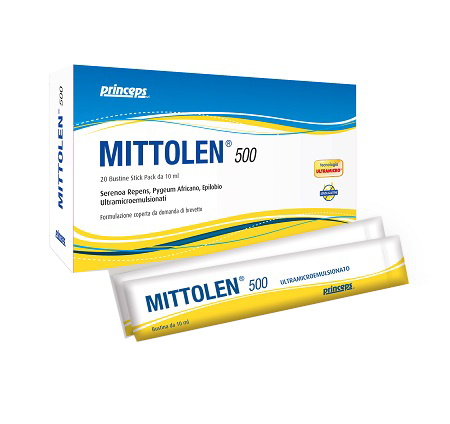 MITTOLEN 500 20 Stick 10ml - Drenaggio dei liquidi e funzionalità delle vie urinarie