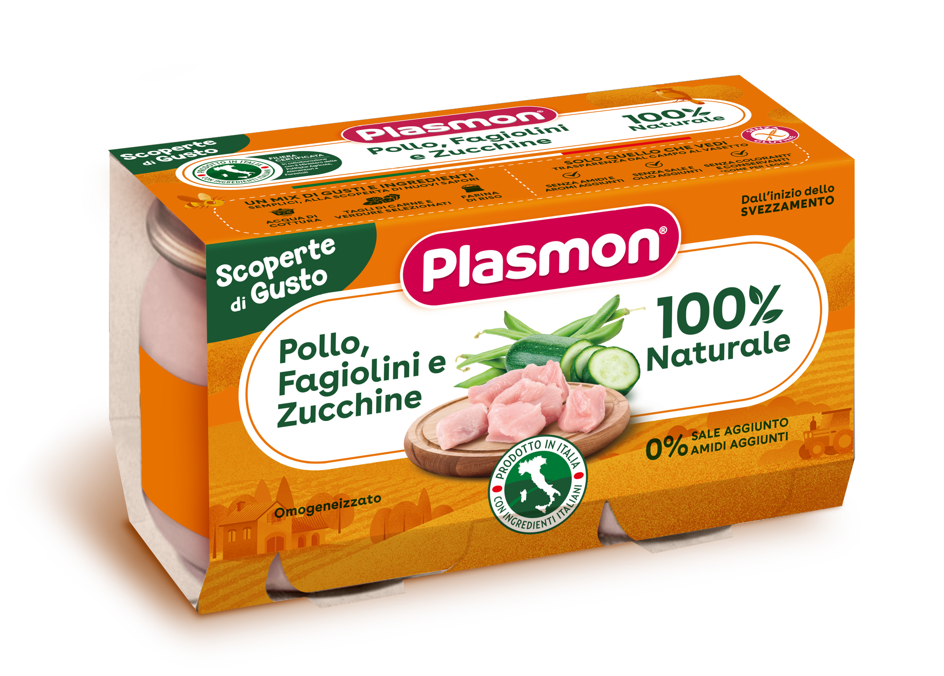 PLASMON OMOG POLLO FAGIOLIN2PZ