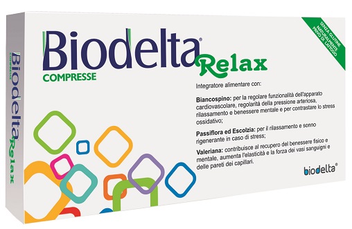 BIODELTA RELAX 30 Compresse - Integratore per il benessere mentale