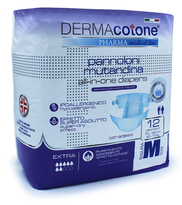 DERMACOTONE Pann.Mut.M 12pz