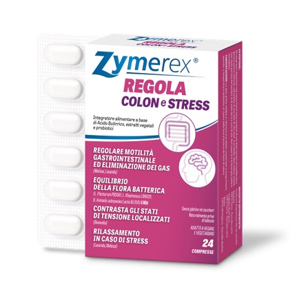 ZYMEREX Regola Colon Stress 24 Compresse