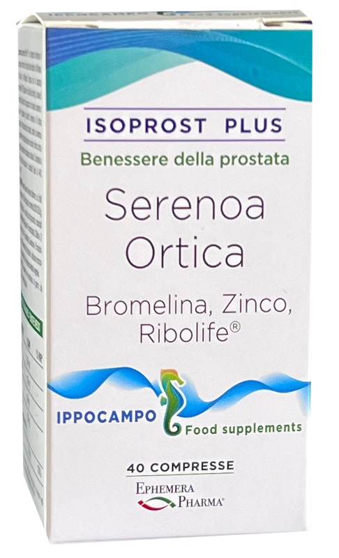 ISOPROST PLUS IPPOCAMPO 40 Compresse - Integratore per la funzionalità della prostata e delle vie urinarie