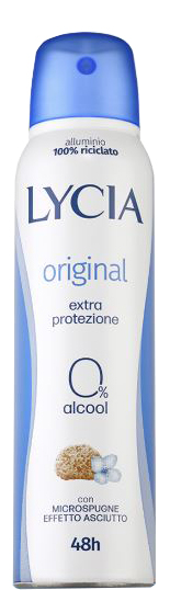 LYCIA DEODORANTE SPRAY ANTIODORE ORIGINAL 150ML