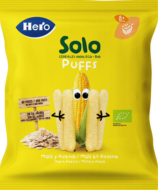 HERO SOLO SNACK PUFF AVENA MAI