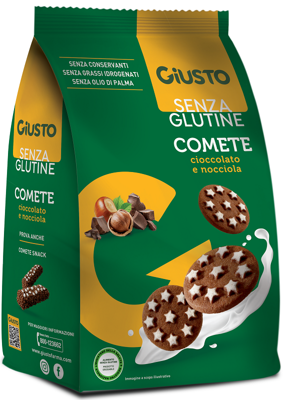GIUSTO S/G COMETE Biscotti200g