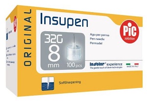 INSUPEN OR 32g 8mm 100 Aghi
