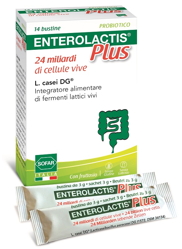 ENTEROLACTIS PLUS 14 Bustine