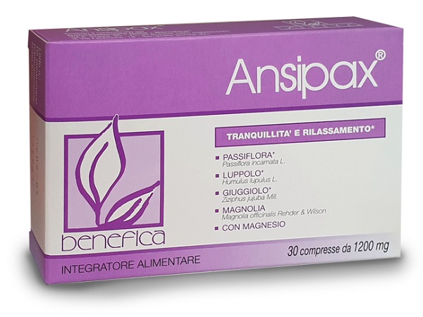 ANSIPAX 30 Compresse - Integratore per il benessere mentale e intestinale