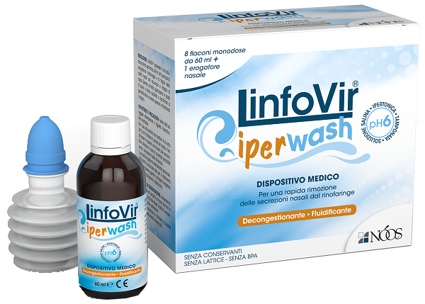 LINFOVIR Iperwash Soluzione Salina 8 Flaconcini