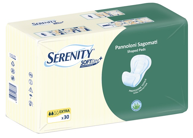 SERENITY Pannolone Sagomato SoftDry Extra 30 Pezzi