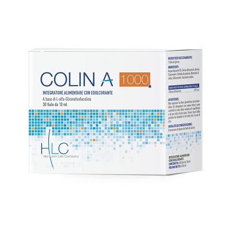 Colin A 1000 - Alfa Intes - 30 fiale da 10 mL - Integratore alimentare per favorire concentrazione e memoria